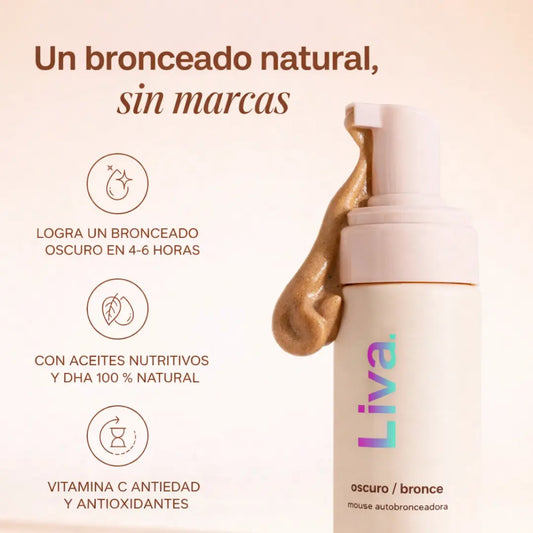 Un bronceado dorado que dura hasta 7 días sin sol