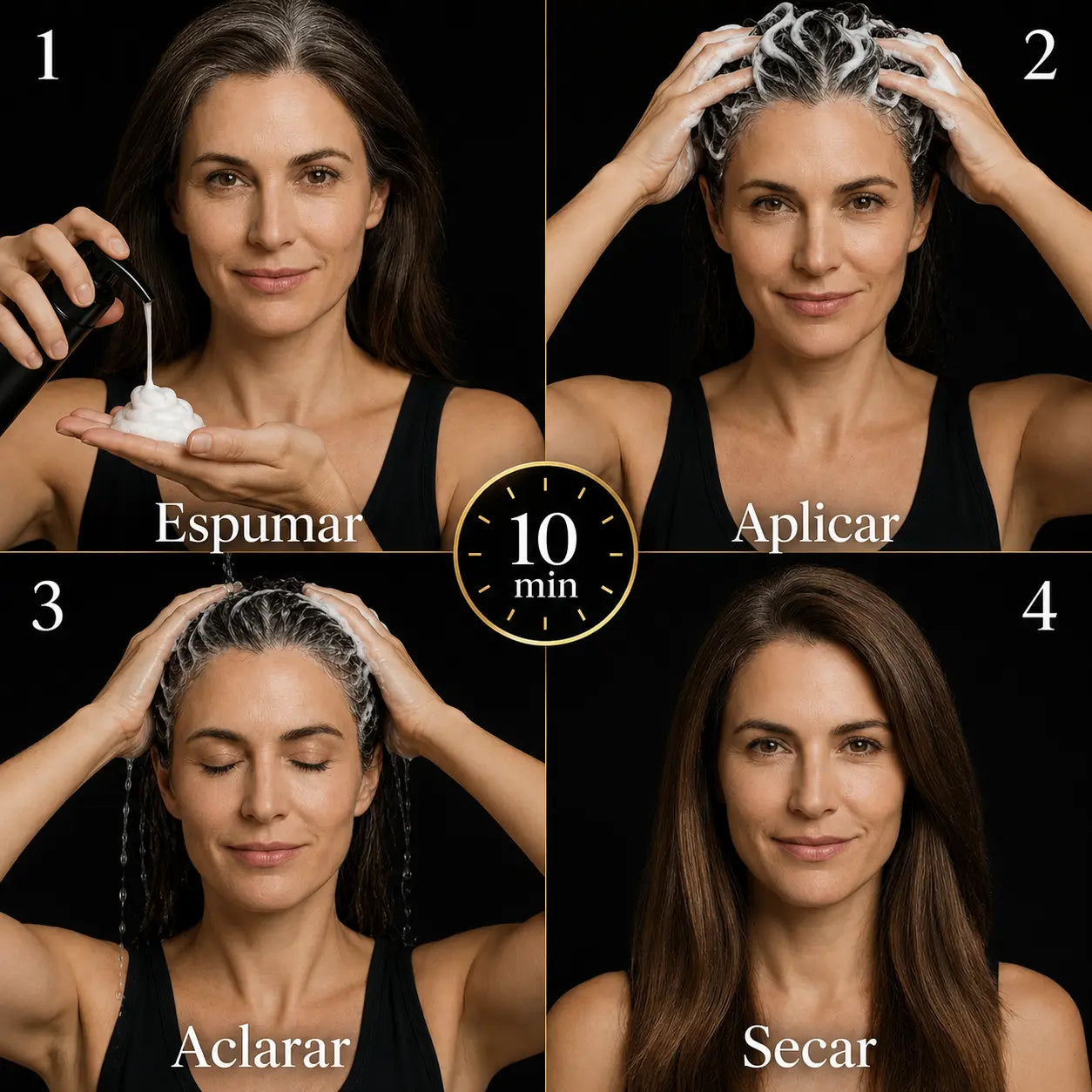 Cubre tus canas en 10 minutos