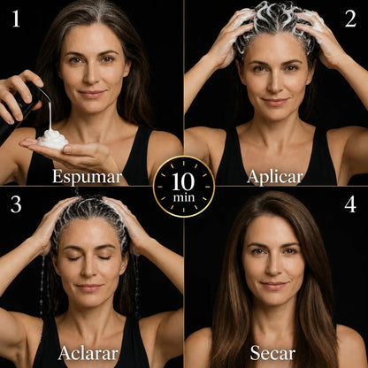 Cubre tus canas en 10 minutos