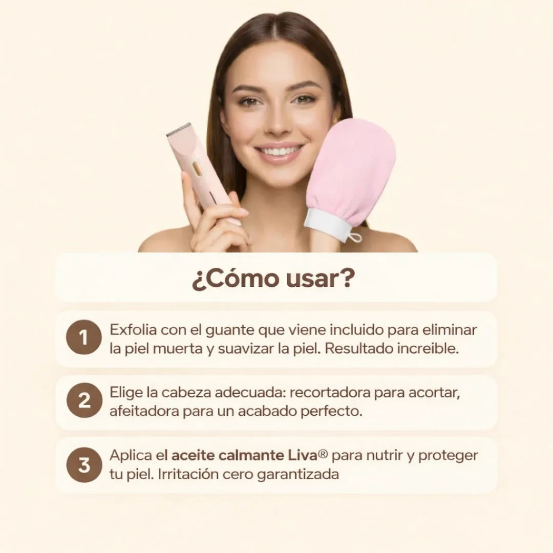 Solución suave para todas las zonas sensibles en 30 segundos