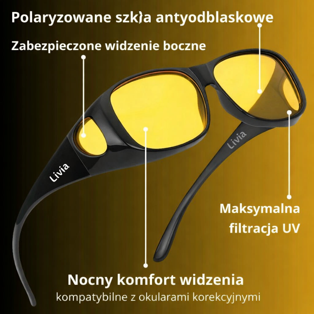 Liva - Nakładki nocne przeciwodblaskowe