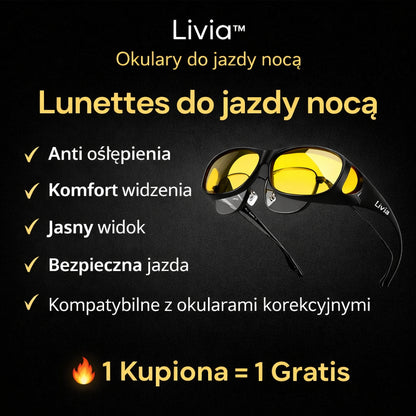 Liva - Nakładki nocne przeciwodblaskowe