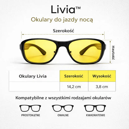Liva - Nakładki nocne przeciwodblaskowe