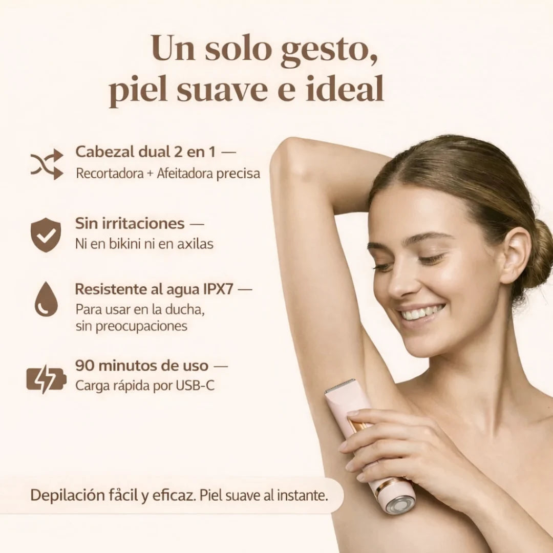 Solución suave para todas las zonas sensibles en 30 segundos