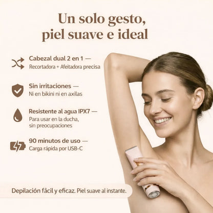 Solución suave para todas las zonas sensibles en 30 segundos